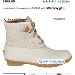 Womens Saltwater Wool Duck Boots with Thinsulate